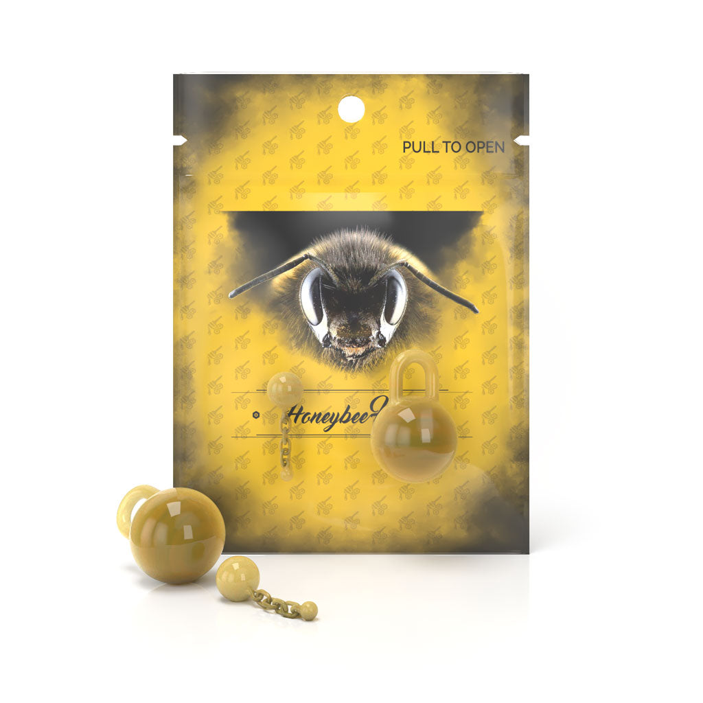 Two Piece Glass Terp Chain - Yellow