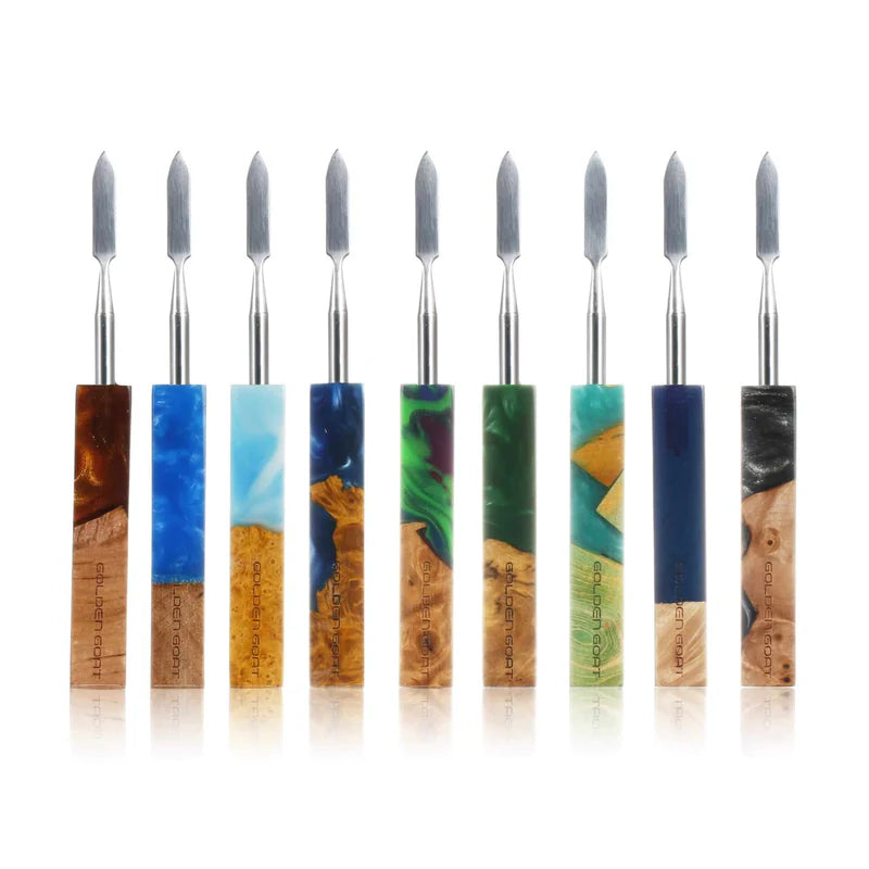 Golden Goat Pointed Blade Titanium Tool