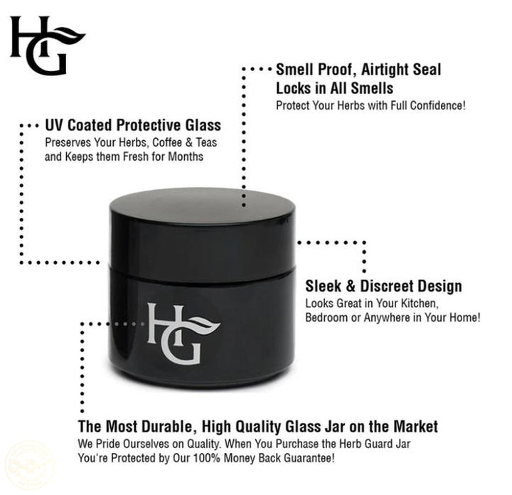 Herb Guard ¼oz/100ml UV Jar-Crystallized Nectar