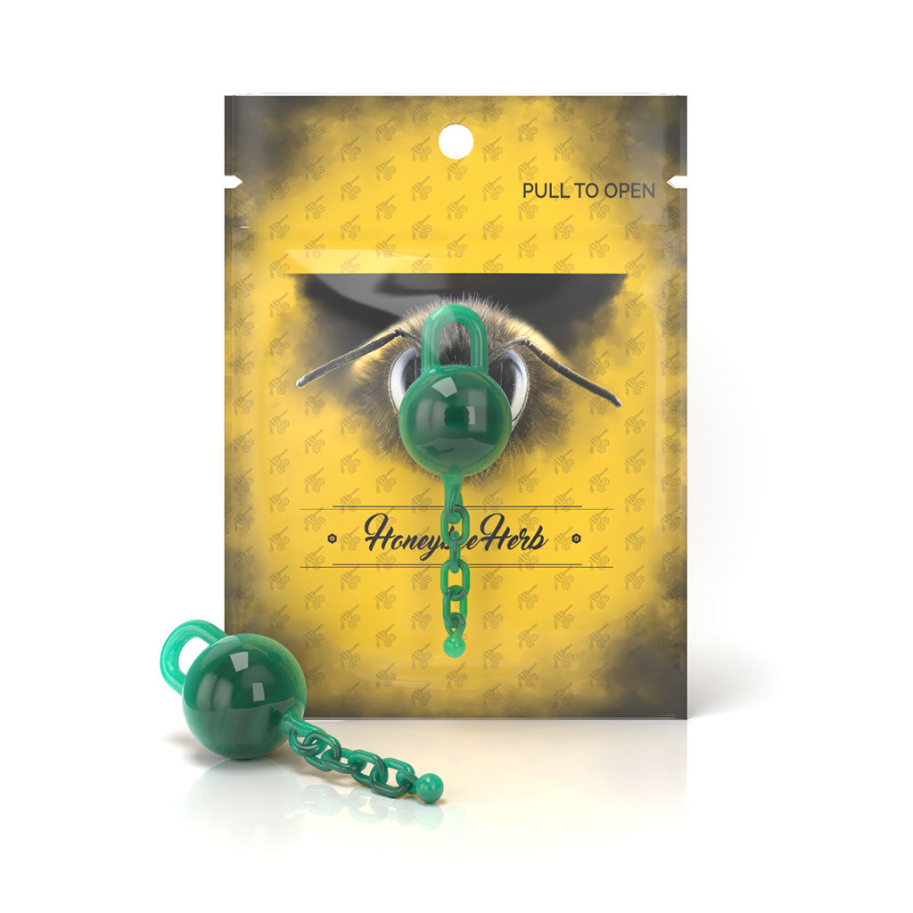One Piece Glass Terp Chain - Green
