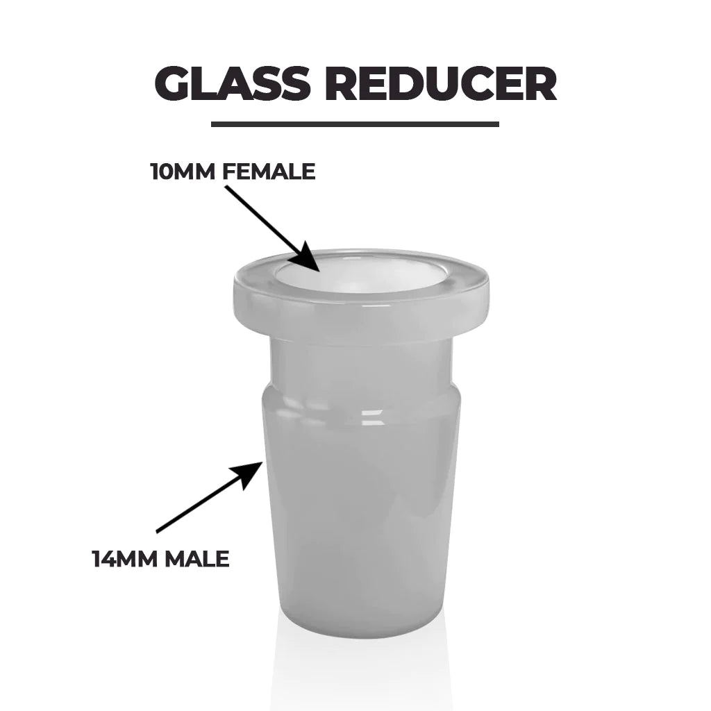 Glass reducer 14mm Male to 10mm Female
