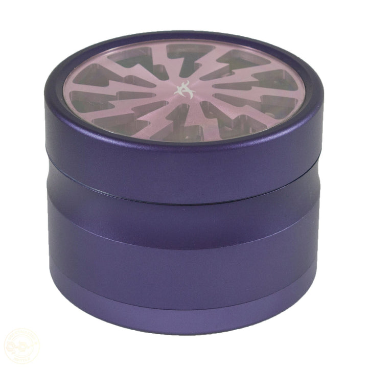 Purple Thorinder Herb Grinder - Full side view