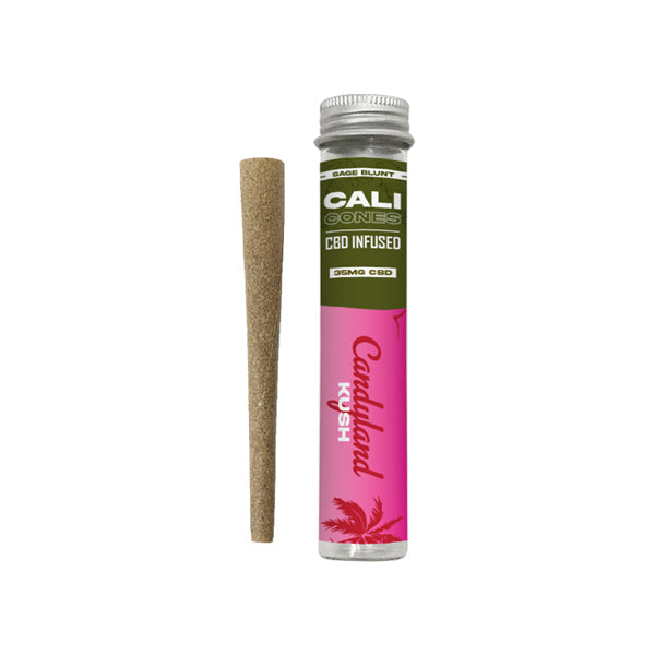 Cali Cones Sage 30mg Full Spectrum CBD Infused Cone - Candyland Kush-Crystallized Nectar