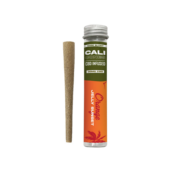 Cali Cones Sage 30mg Full Spectrum CBD Infused Cone - Orange Jelly Sunset-Crystallized Nectar