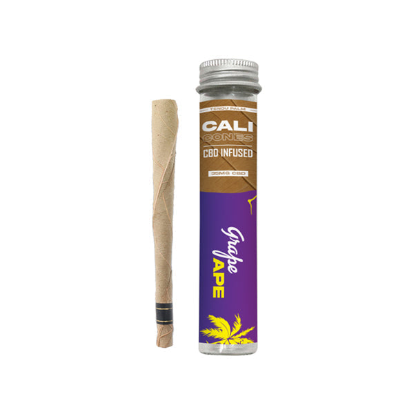 Cali Cones Tendu 30mg Full Spectrum CBD Infused Palm Cone - Grape Ape-Crystallized Nectar