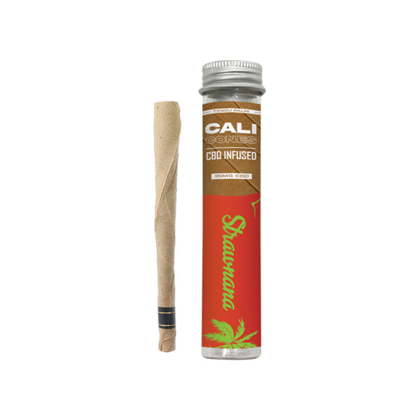 Cali Cones Tendu 30mg Full Spectrum CBD Infused Palm Cone - Strawnana-Crystallized Nectar