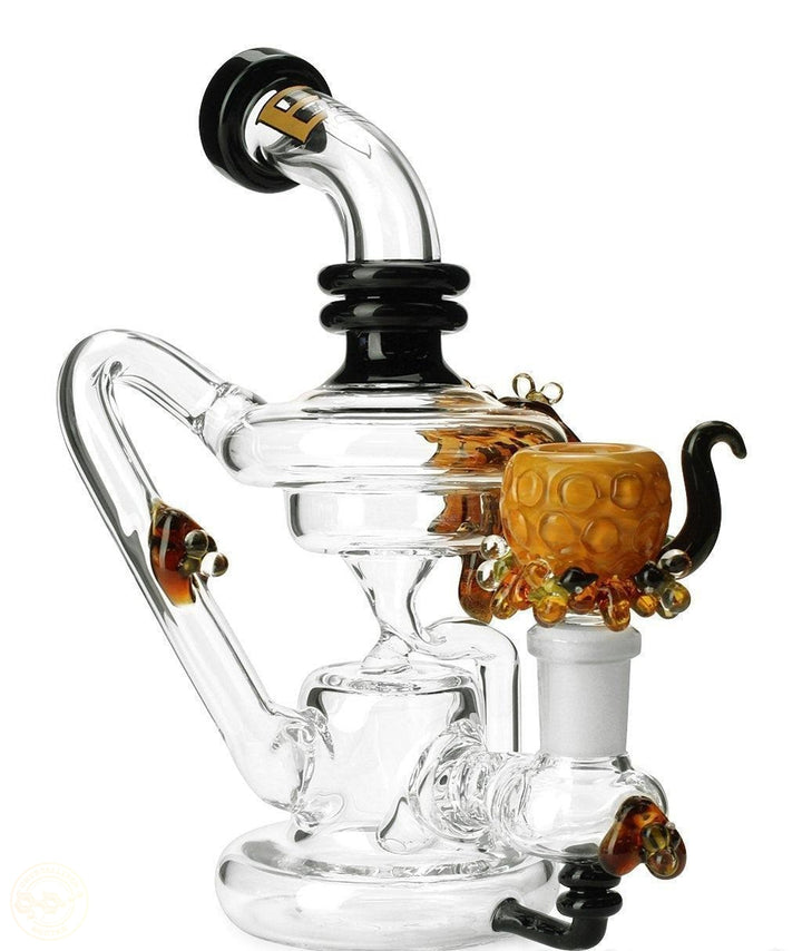 Empire Glassworks Mini Beehive Recycler-Crystallized Nectar