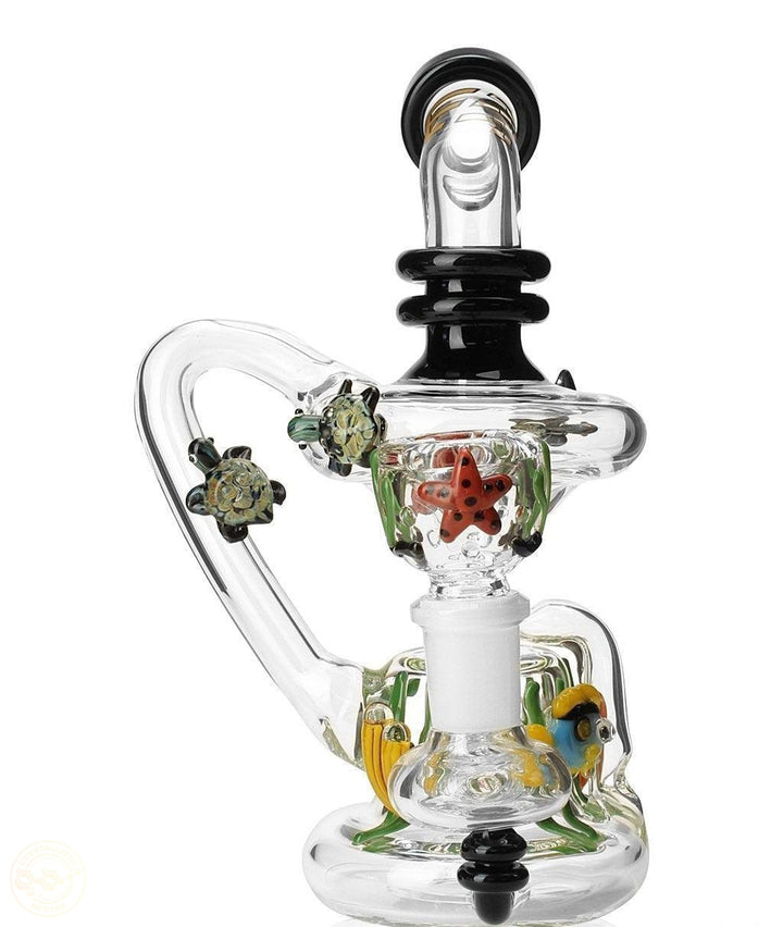 Empire Glassworks Mini East Australian Current Recycler-Crystallized Nectar