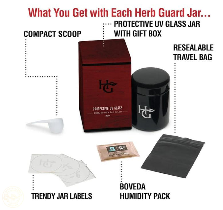 Herb Guard ½oz/250ml UV Jar-Crystallized Nectar