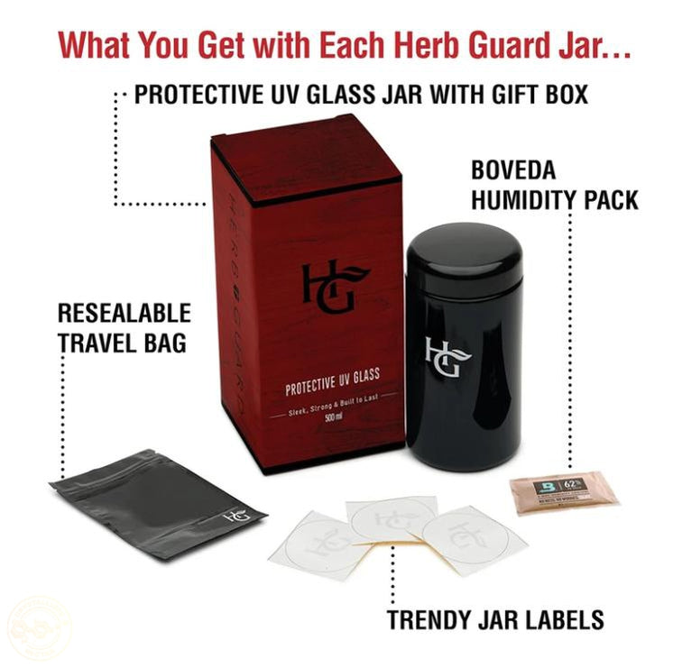 Herb Guard 1oz/500ml UV Jar-Crystallized Nectar