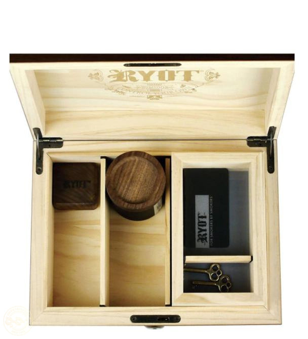RYOT Walnut Humidor Combo Box-Crystallized Nectar