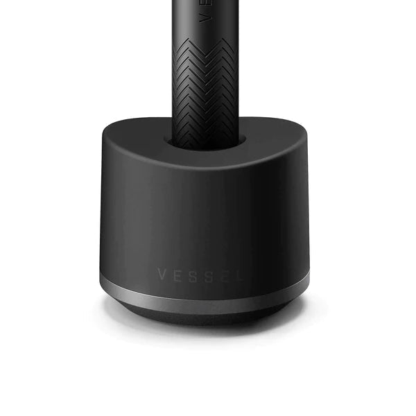 Vessel Base Charger Black-Crystallized Nectar