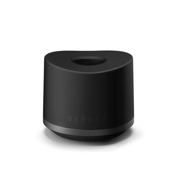 Vessel Base Charger Black-Crystallized Nectar