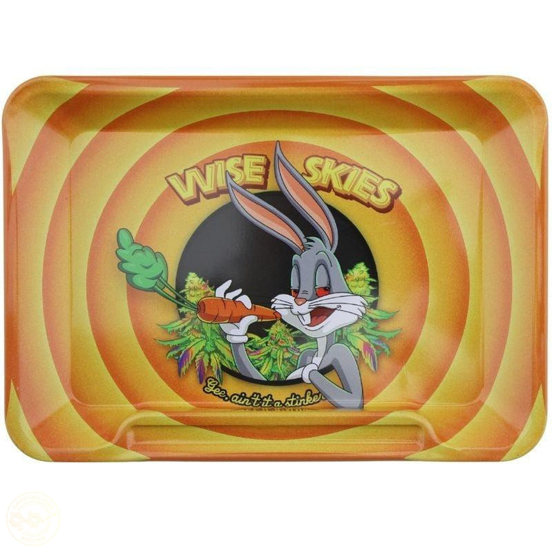 Wise Skies Rabbit Rolling Tray-Crystallized Nectar
