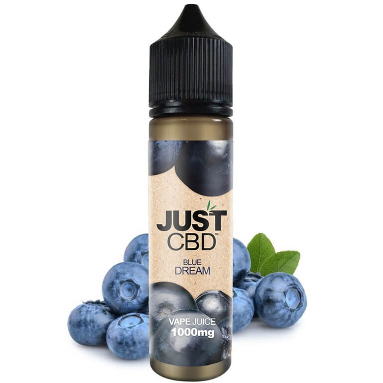 JUSTCBD Blue Dream CBD Vape Liquid 1000mg 60ml-Crystallized Nectar